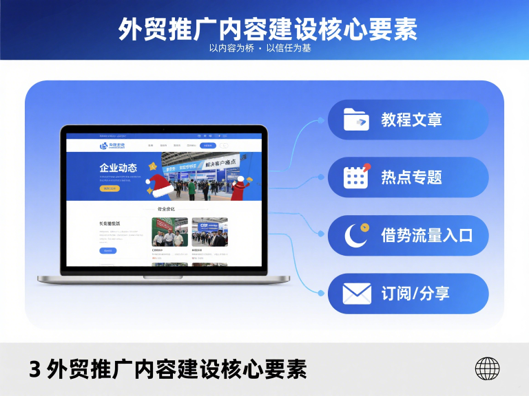 外贸推广内容建设全指南：从策略到落地的实战技巧